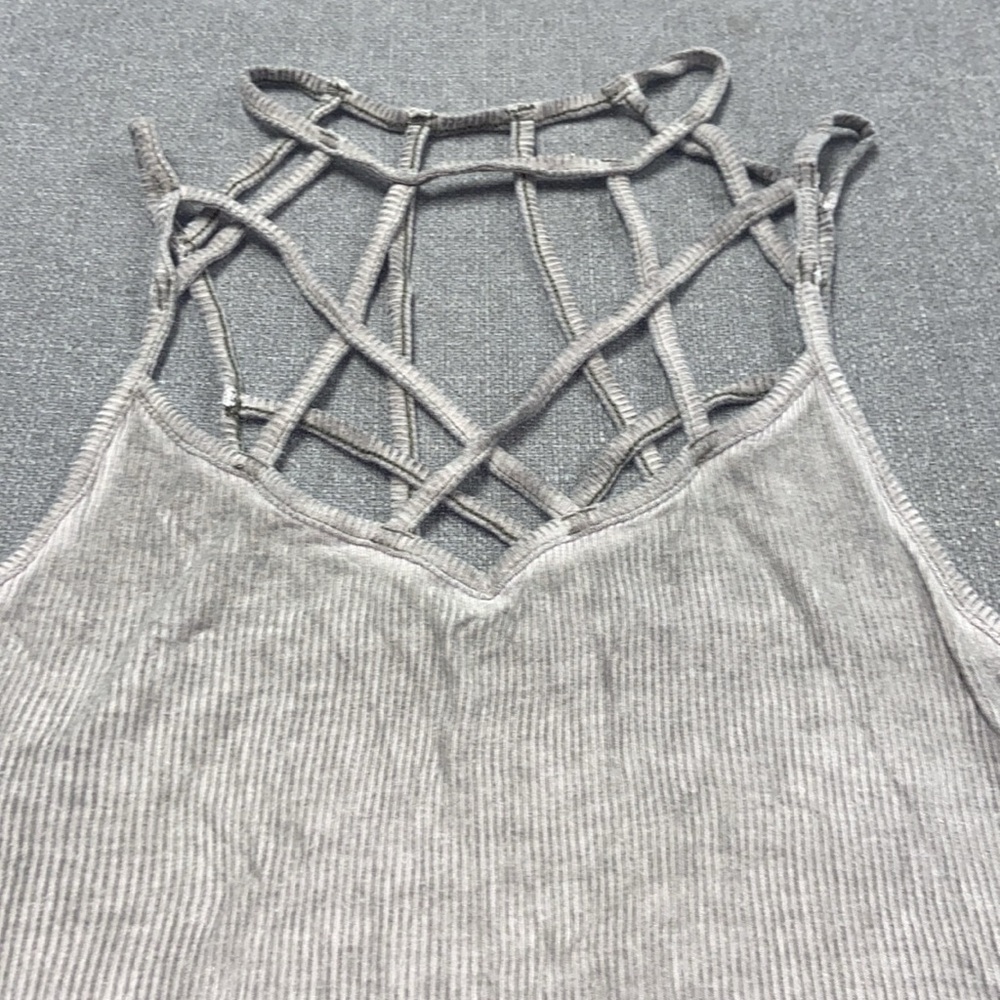 American Eagle Soft and Sexy Ribbed Cage Neck Tank